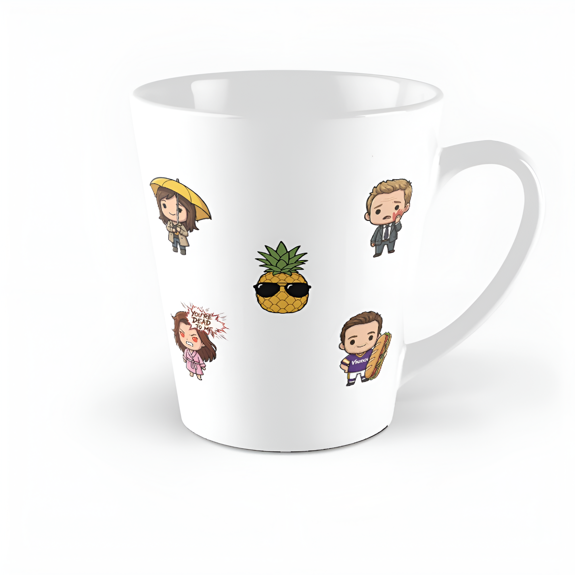 How I Met Your Mother Chibi Ceramic Mug