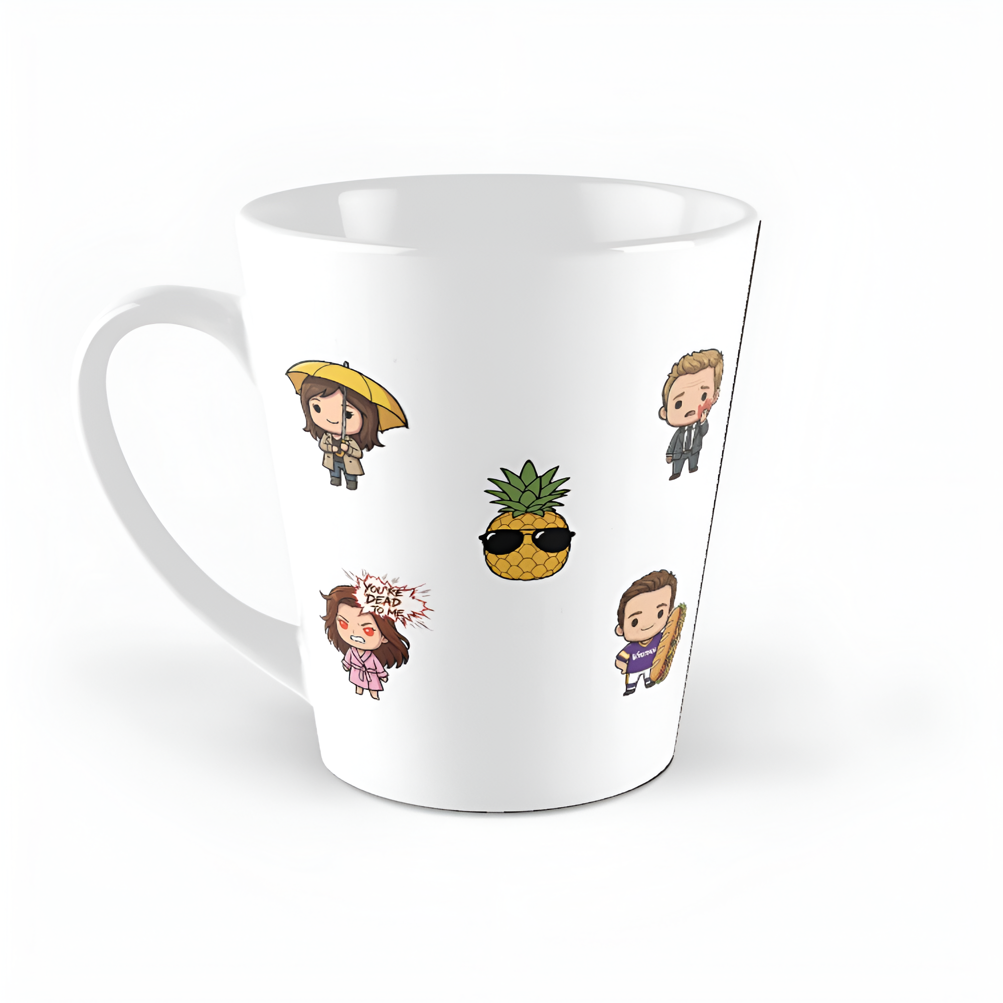 How I Met Your Mother Chibi Ceramic Mug