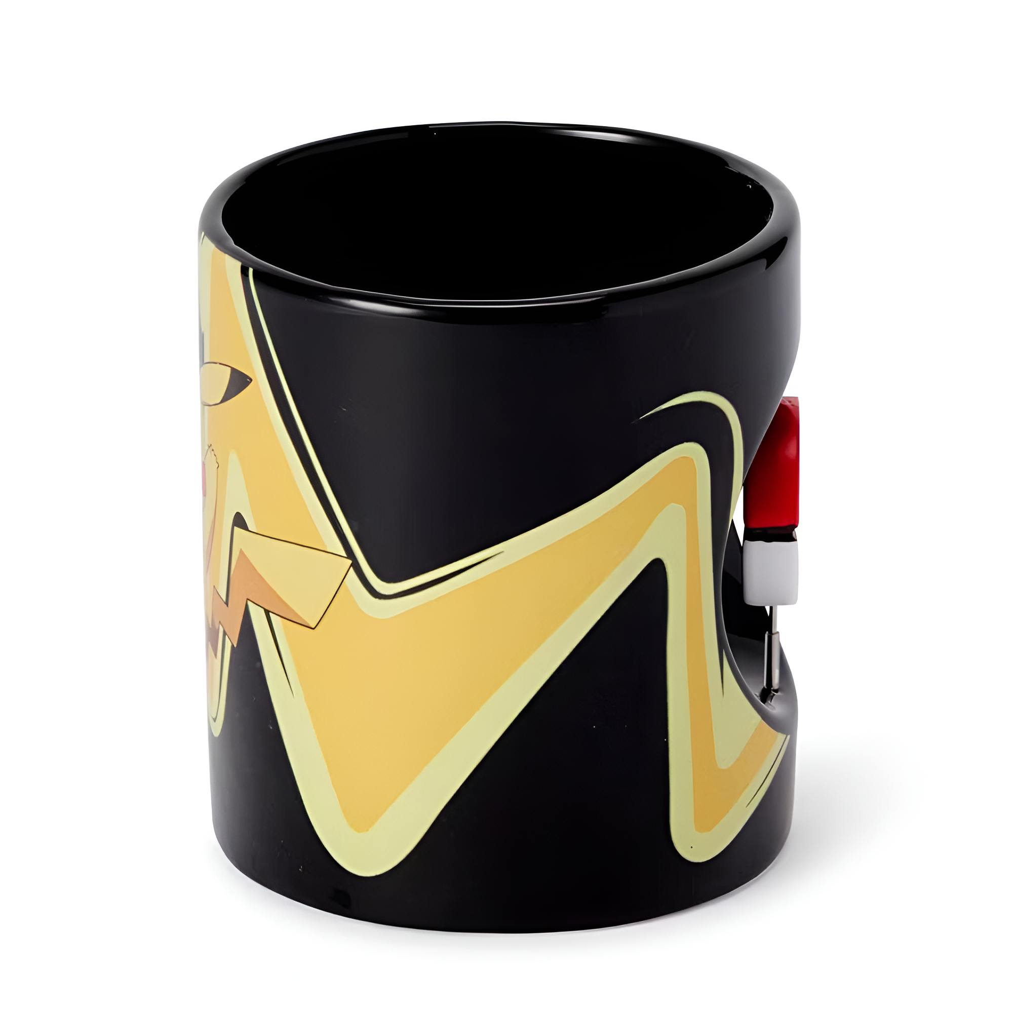 Just Funky Pokemon Pikachu & Pokeball Spinner Ceramic Mug - 16.9-Ounces Black