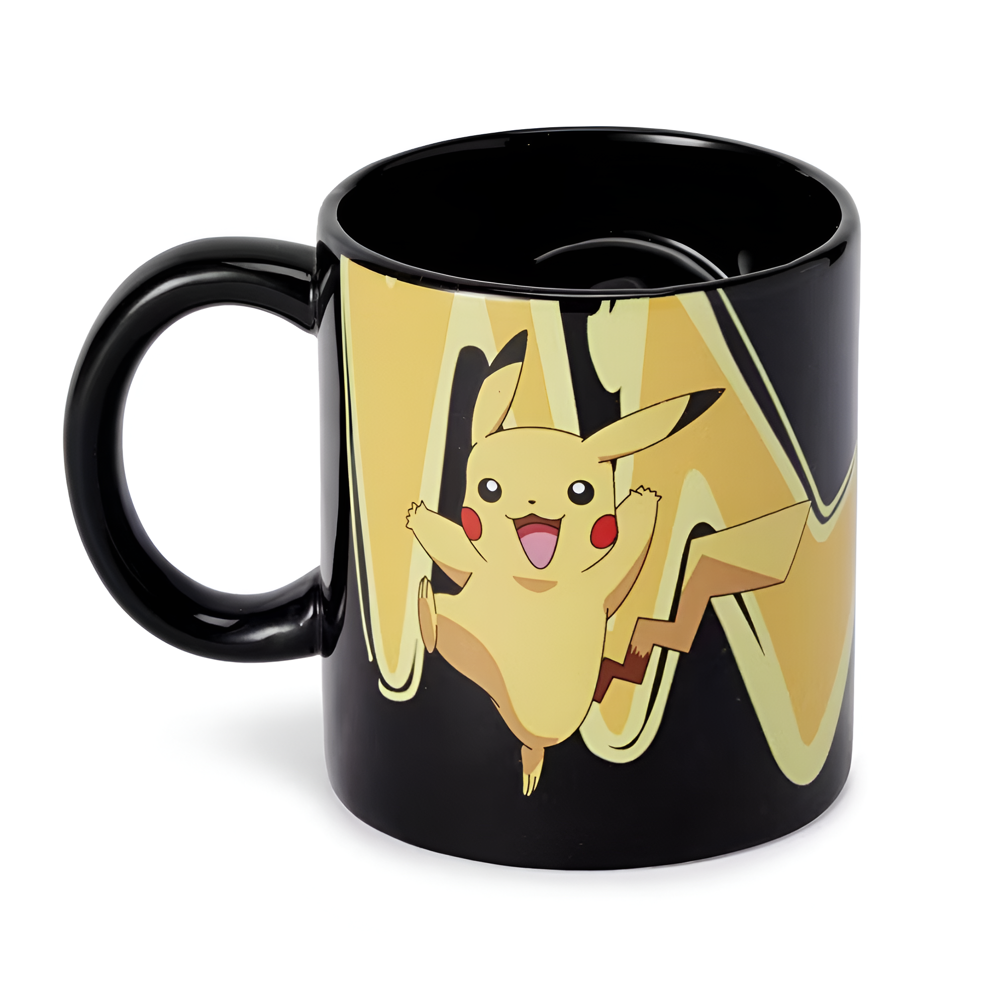 Just Funky Pokemon Pikachu & Pokeball Spinner Ceramic Mug - 16.9-Ounces Black