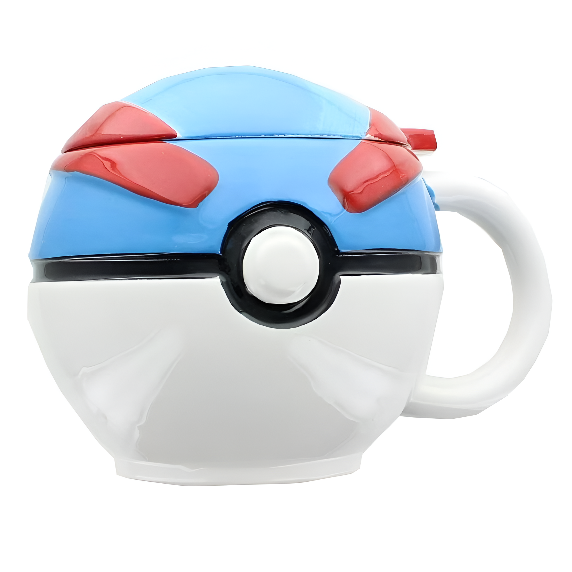 Just Funky Pokemon Great Ball Molded Mug with Lid