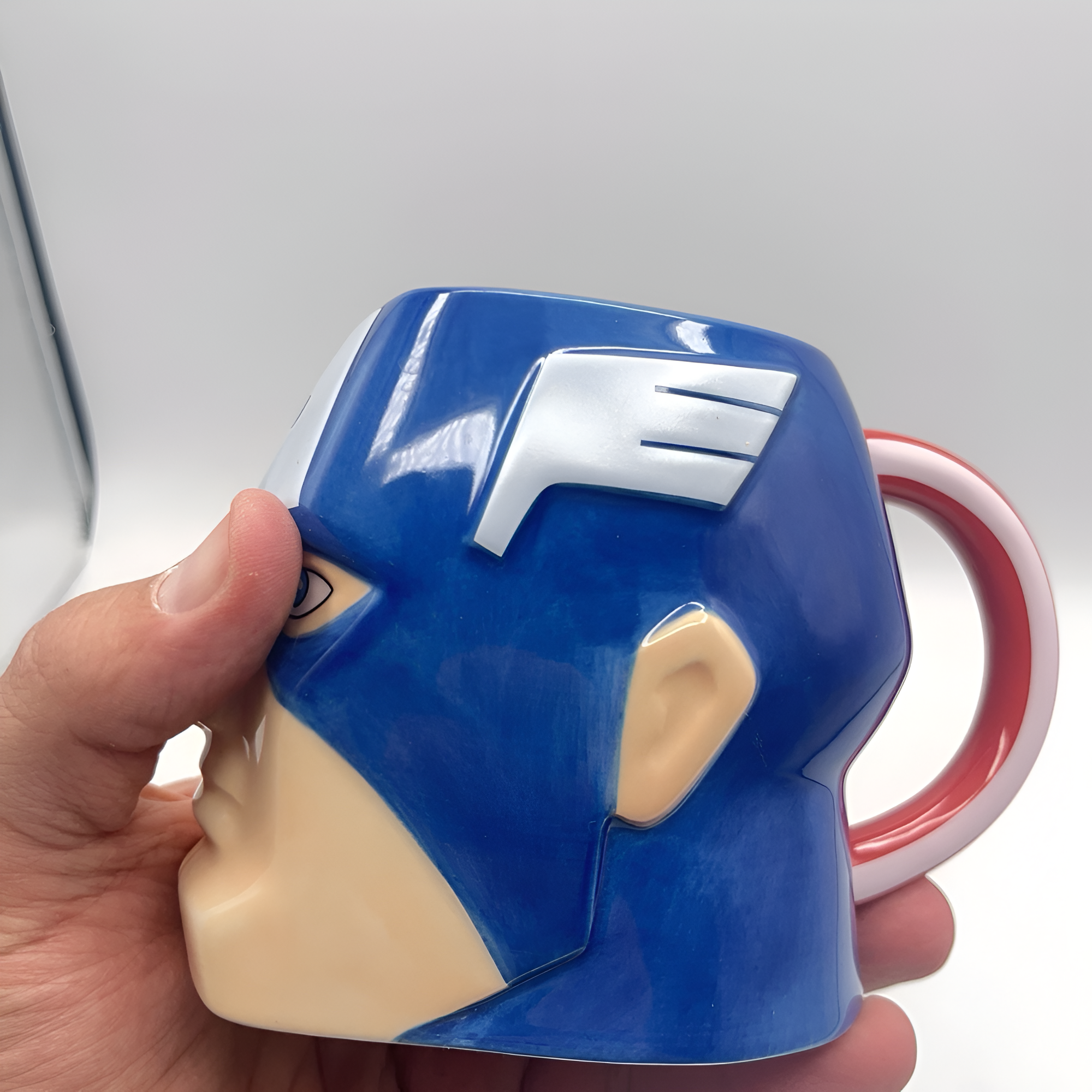Marvel Avengers Captain America Shield 3D Sculpted Coffee Mug 14oz