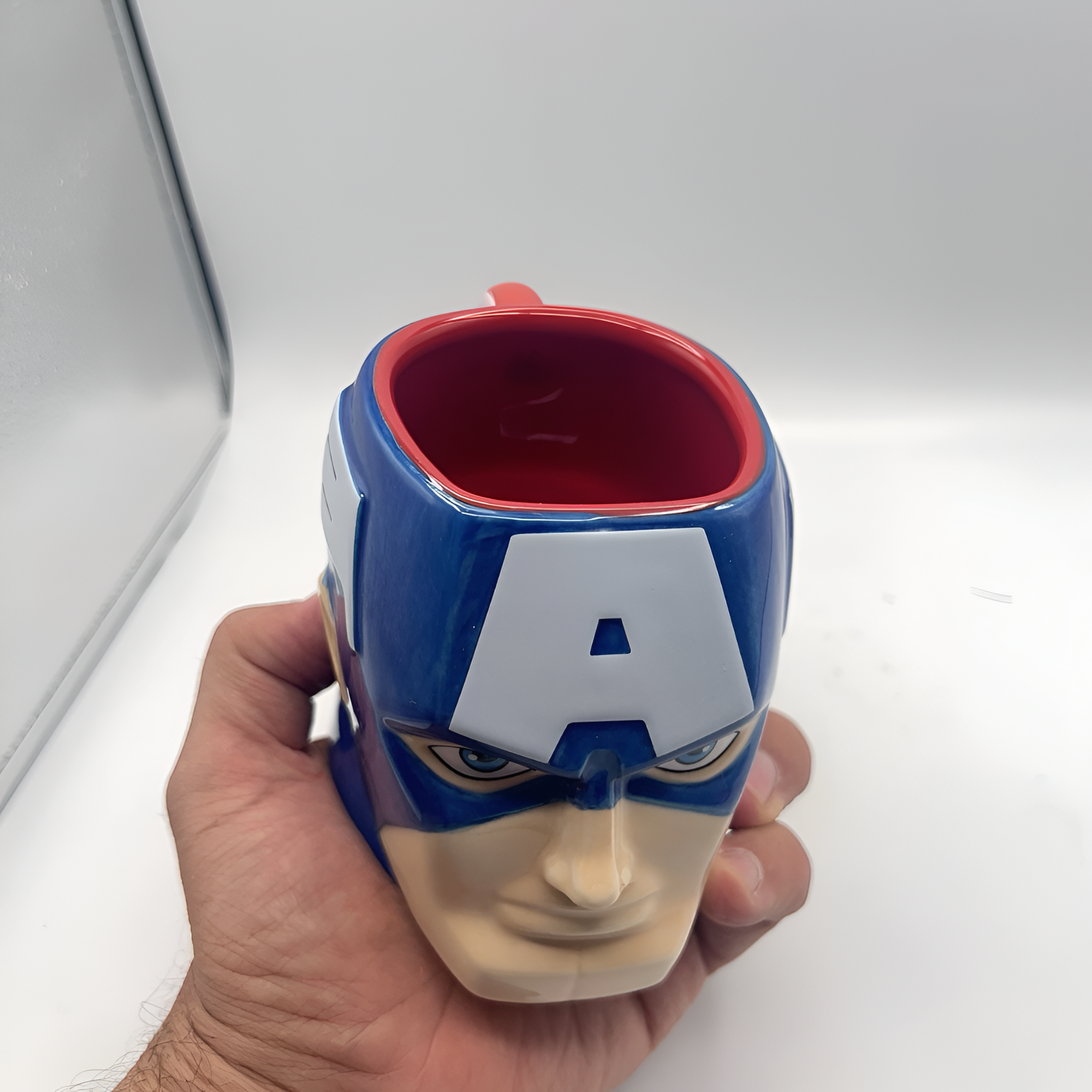 Marvel Avengers Captain America Shield 3D Sculpted Coffee Mug 14oz