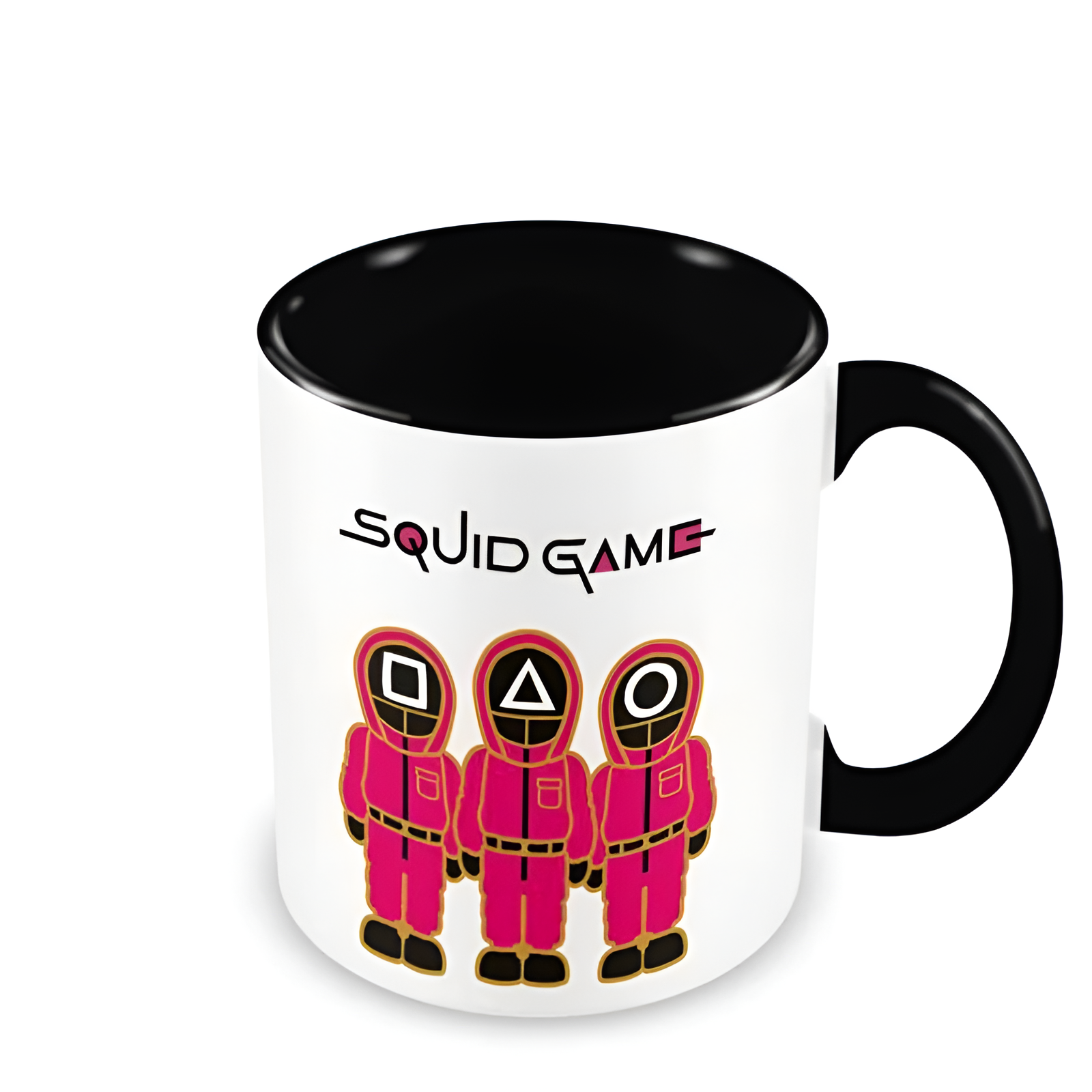 Characters Coloured Inner and Handle Ceramic Mug