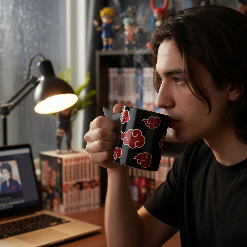 Naruto Shippuden Shuriken Akatsuki 16oz 3D Mug