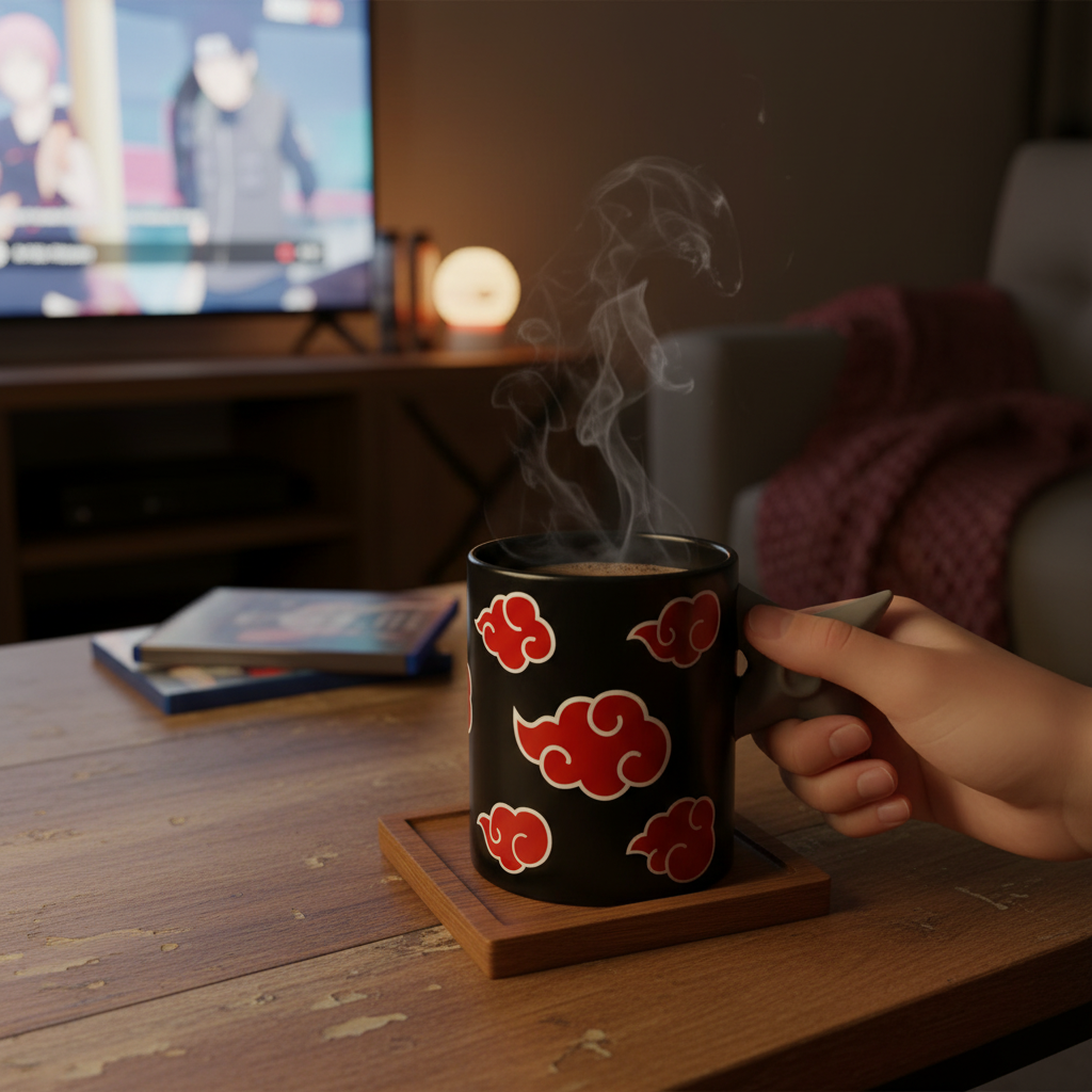 Naruto Shippuden Shuriken Akatsuki 16oz 3D Mug
