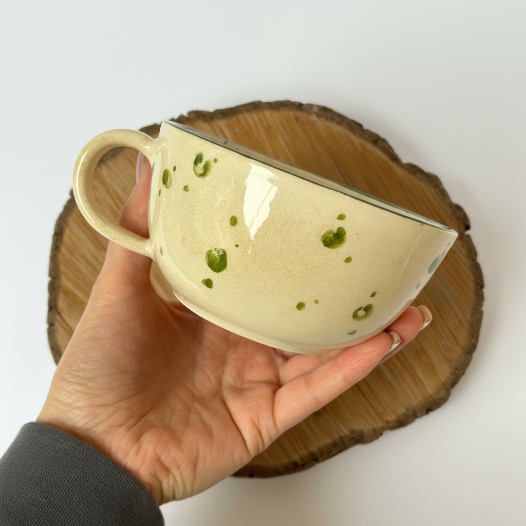 Totoro Handmade Ceramic Character Coffee Mug