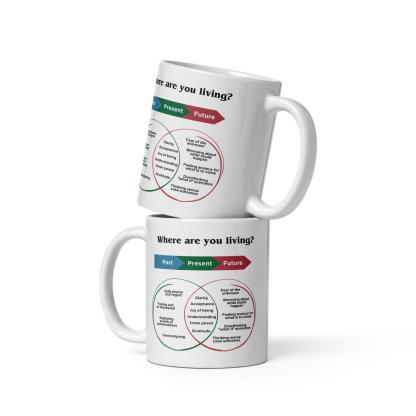 Mindfulness Present Moment Mug – Ceramic Reminder for Daily Wellness - Inspire Cups