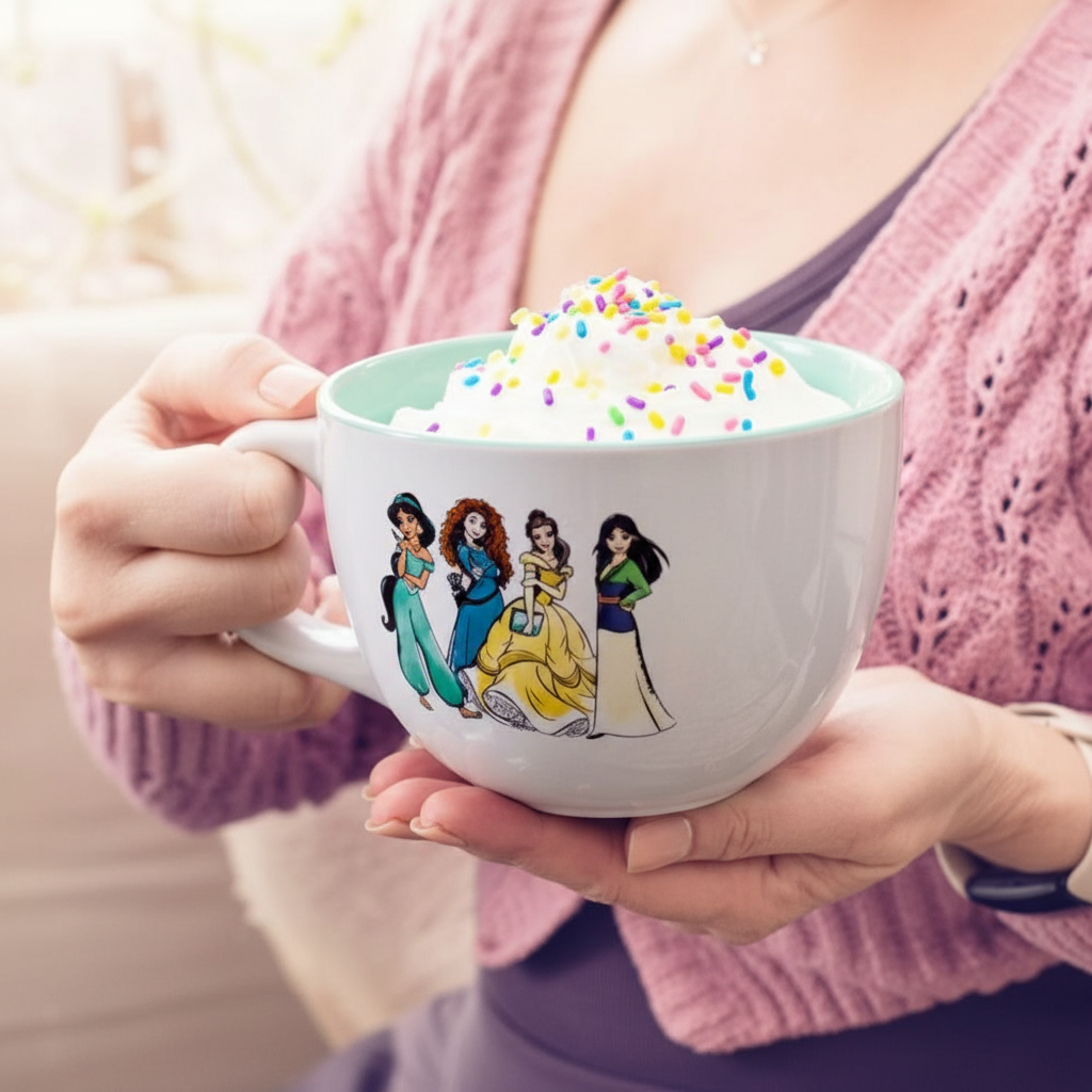 Silver Buffalo Ceramic Soup Mug