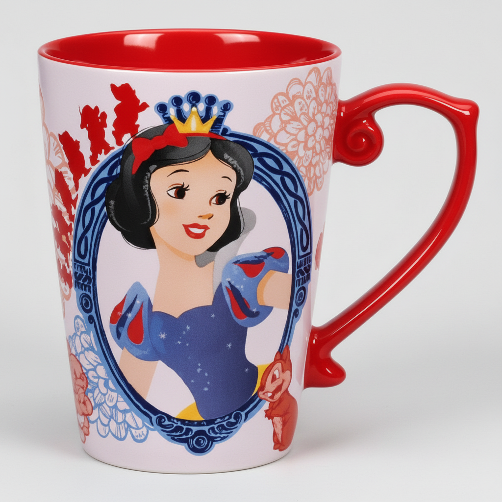 Princess Mug Ariel Snow White Cinderella
