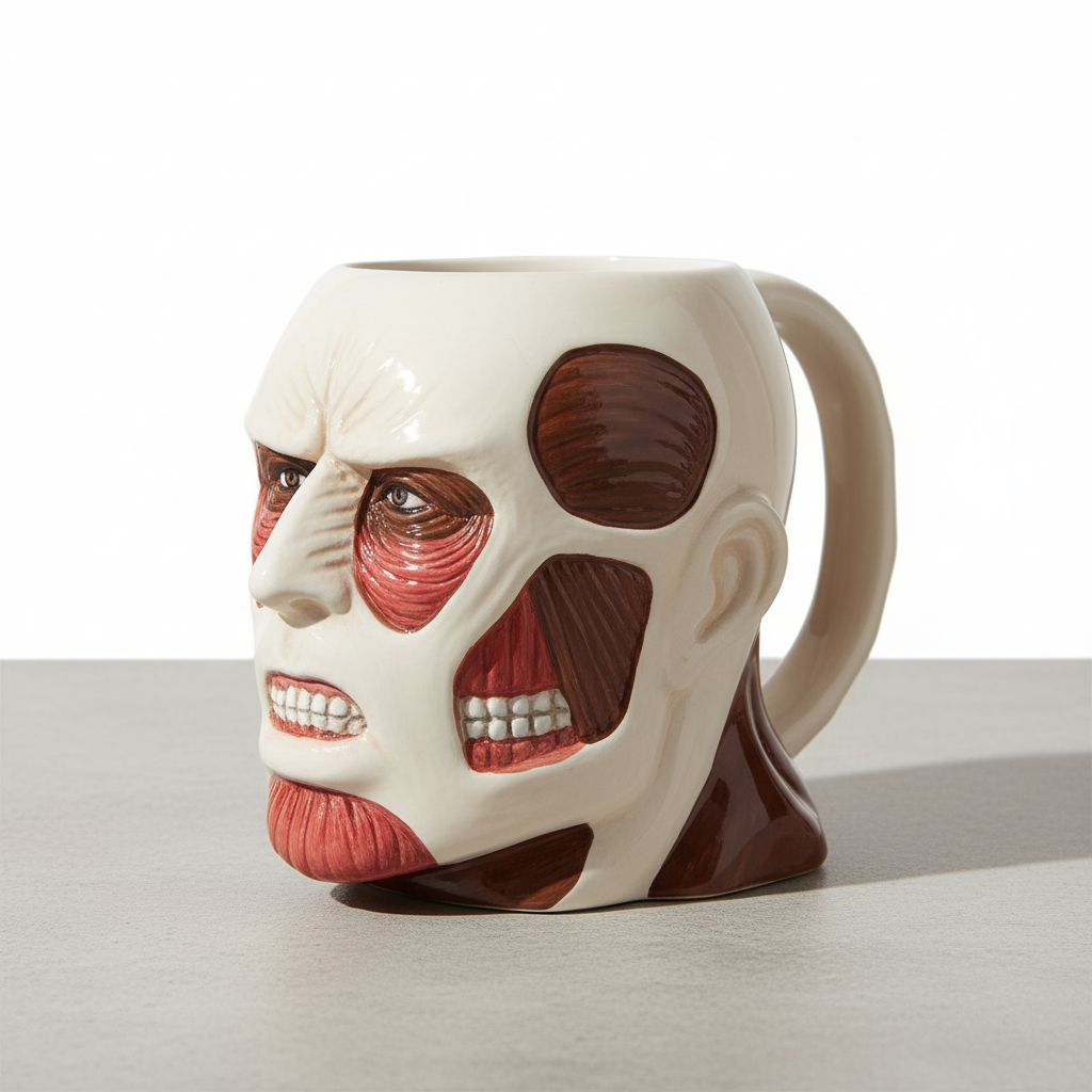 Colossal Titan Design Anime Style 16oz Ceramic Coffee Mug