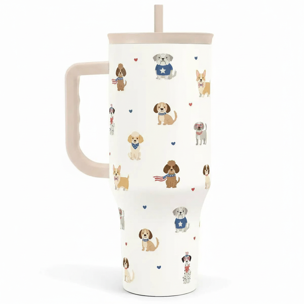 40oz Stainless Steel Insulated Tumbler With Handle For Mom