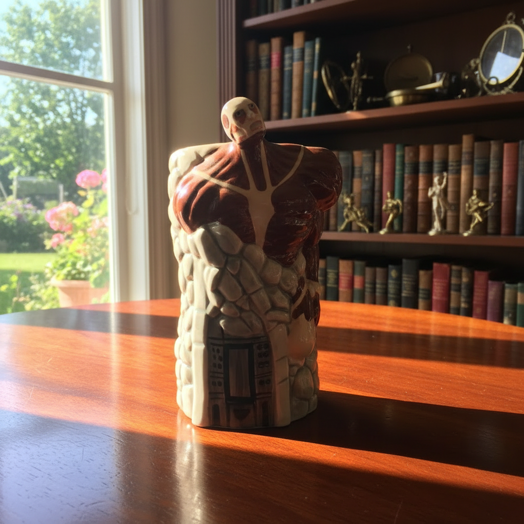 Attack On Titan Inspired Colossal Molded Ceramic Stein Mug