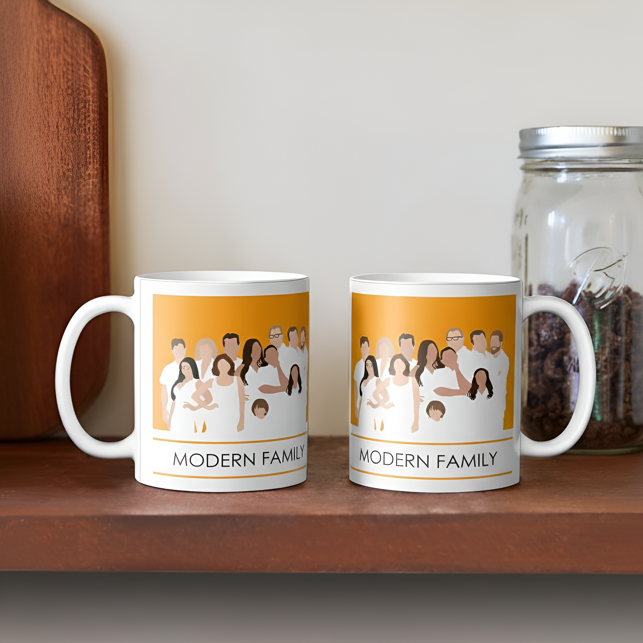 Modern Family TV Show Print Coffee Mug