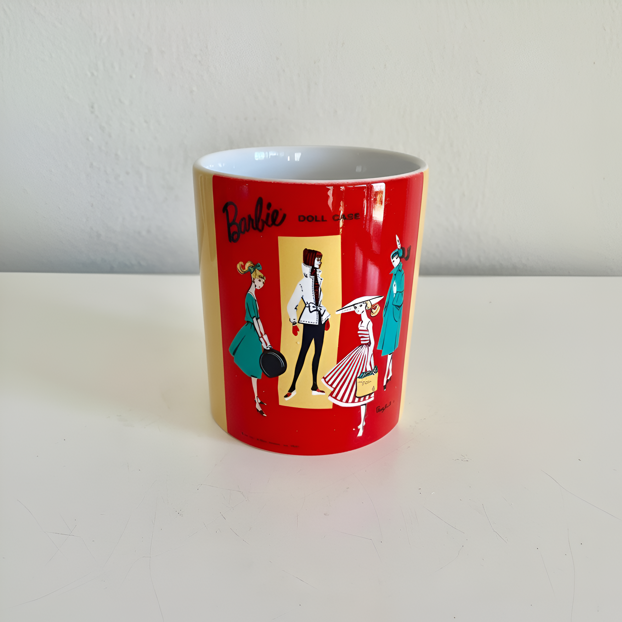 Barbie Doll Case Coffee Cup Aesthetic Pink Mug for Girls