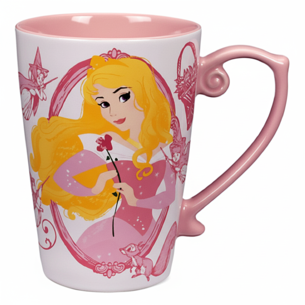 Princess Mug Ariel Snow White Cinderella