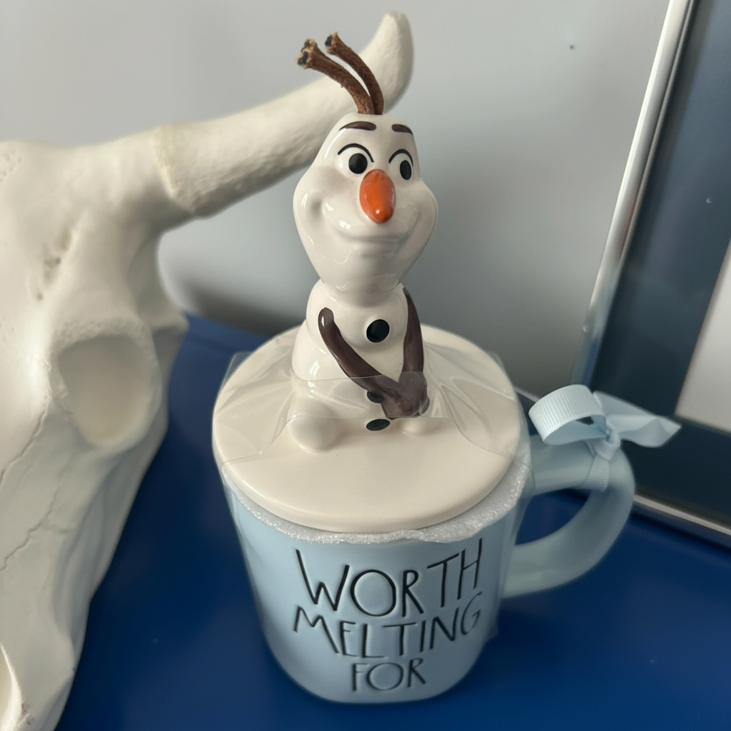  The Snowman Worth Melting For Topped Mug
