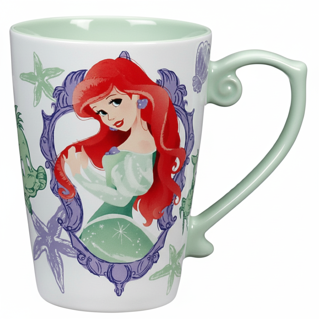 Princess Mug Ariel Snow White Cinderella