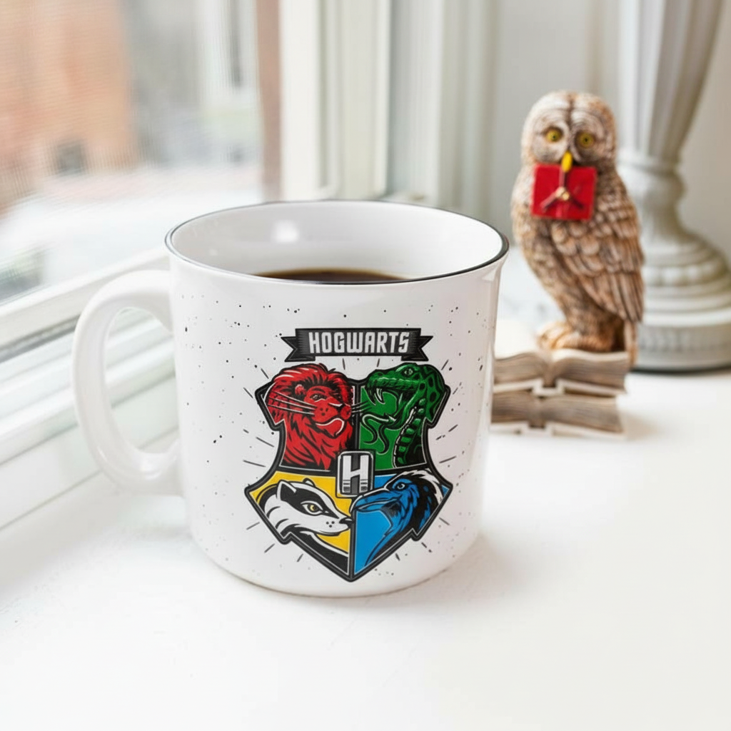 Harry Potter Hogwarts Crest Ceramic Camper Mug
