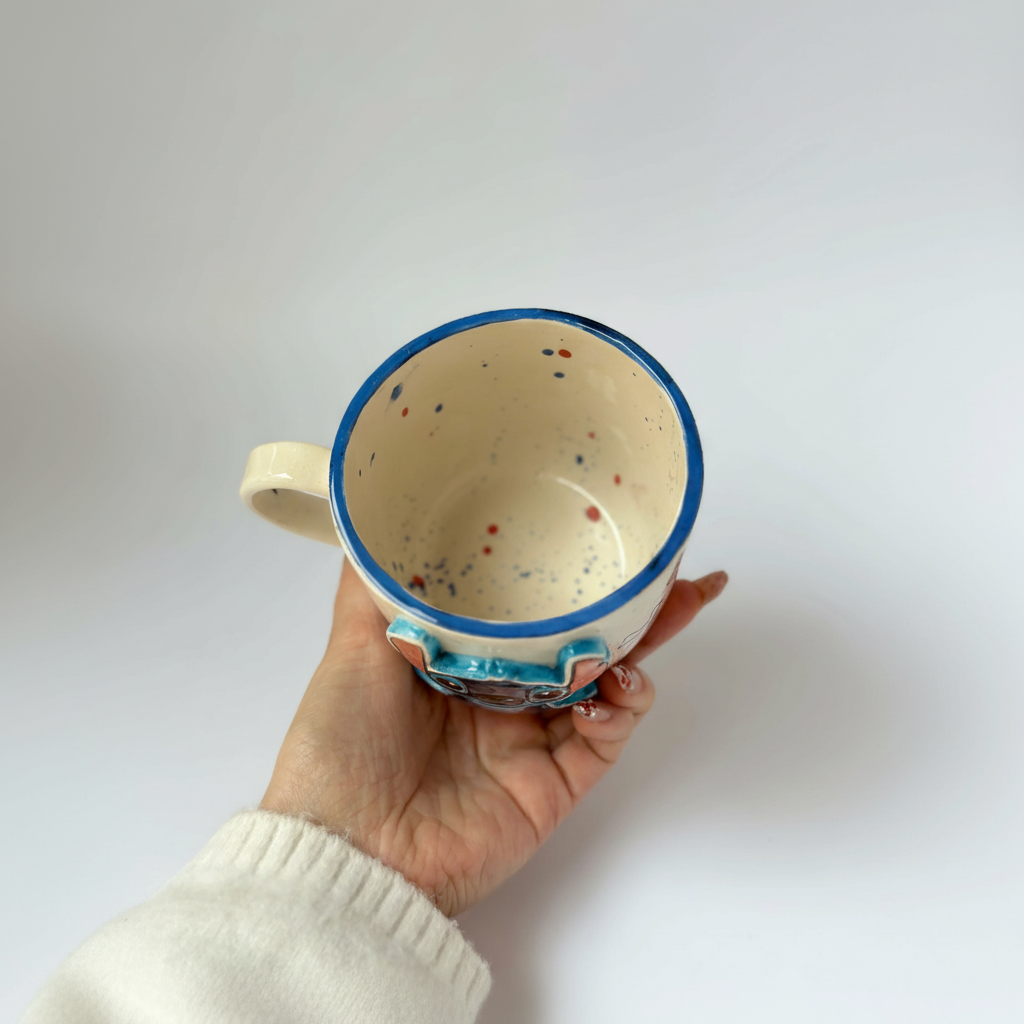 Handcrafted Character Theme Ceramic Coffee Mug