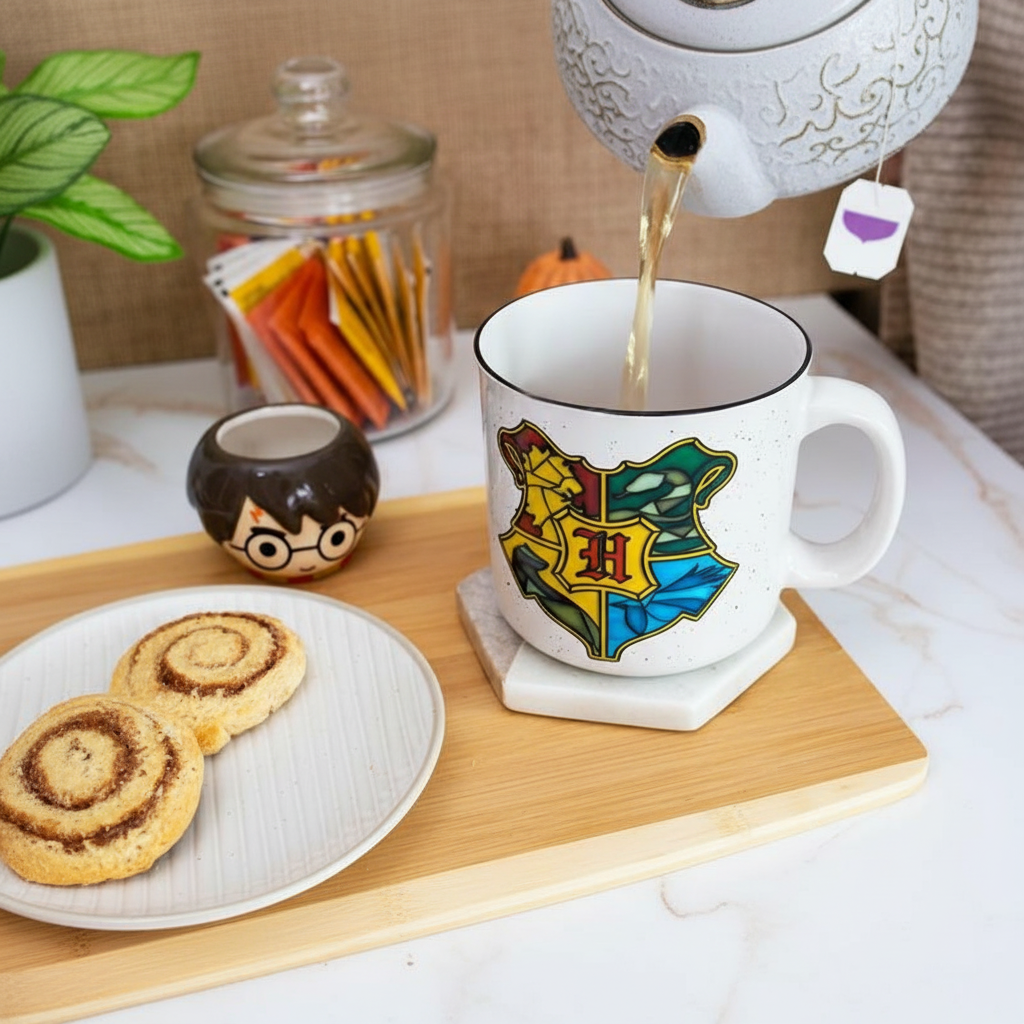 Harry Potter Hogwarts Logo Ceramic Camper Mug