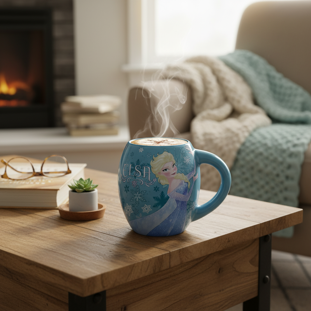 Elsa and Olaf mug.