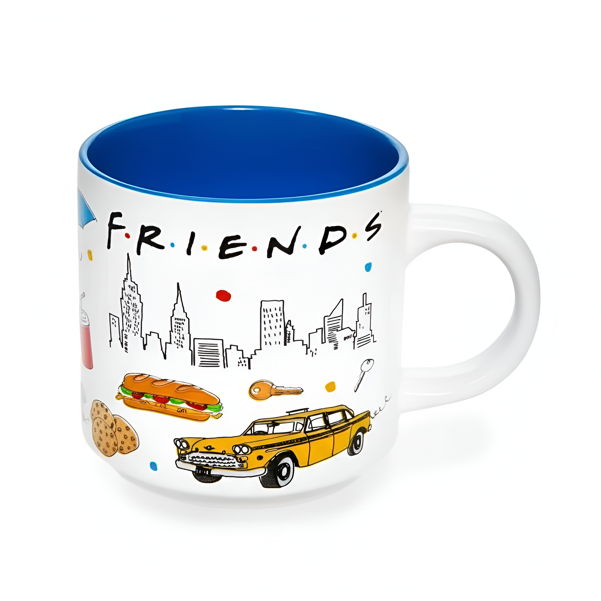 Friends Themed Icons Ceramic Coffee Mug