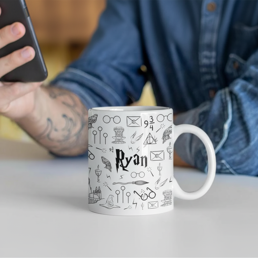  Personalized Wizard Inspired Mug