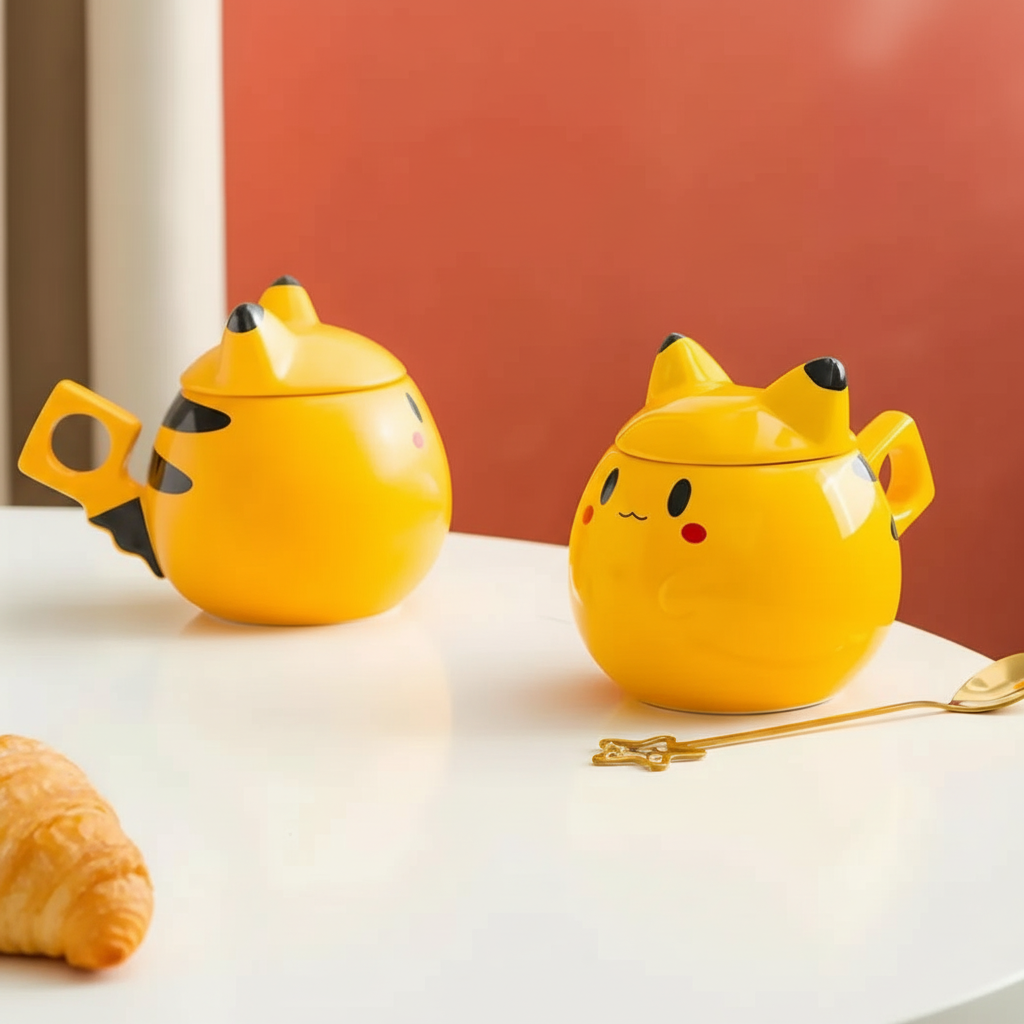 320ML Pikachu Ornament Ceramic Mug