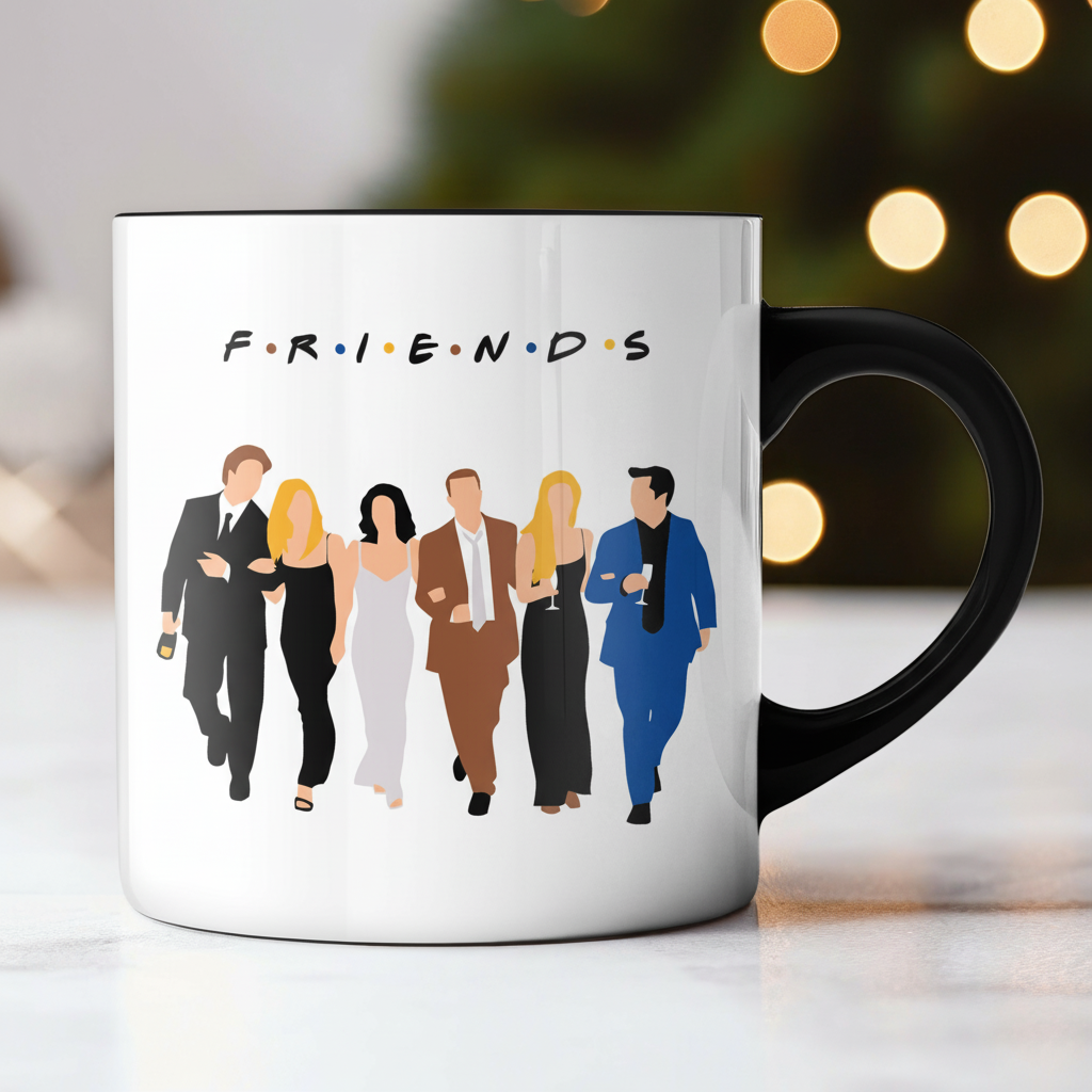 Friends Theme Group Ceramic Mug