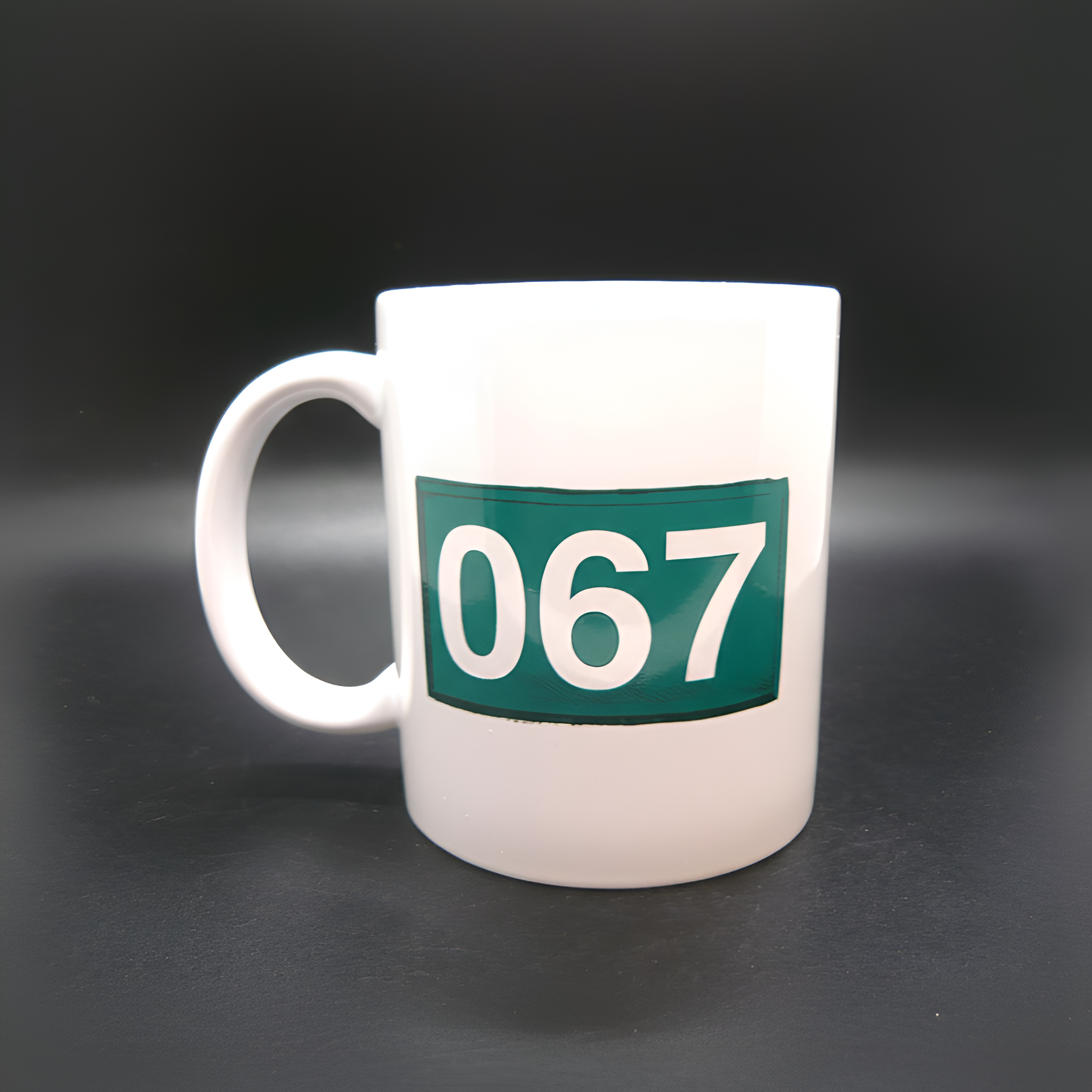 Squid Game Ceramic Coffee Mug Player Number 067