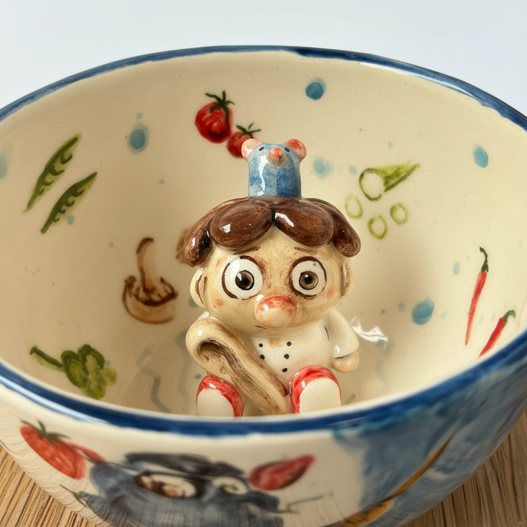 Ratatouille Character Handmade Ceramic Coffee Mug
