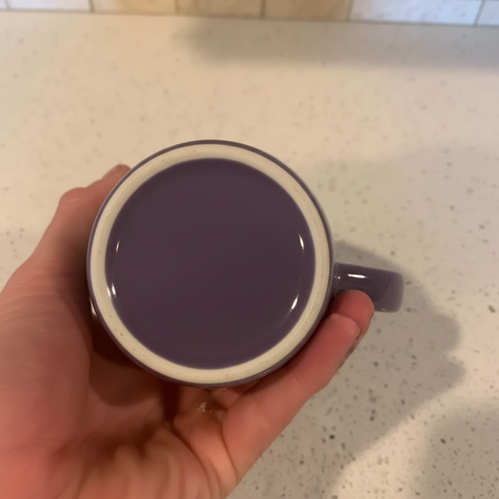 FROZEN Purple Ceramic Coffee Mug