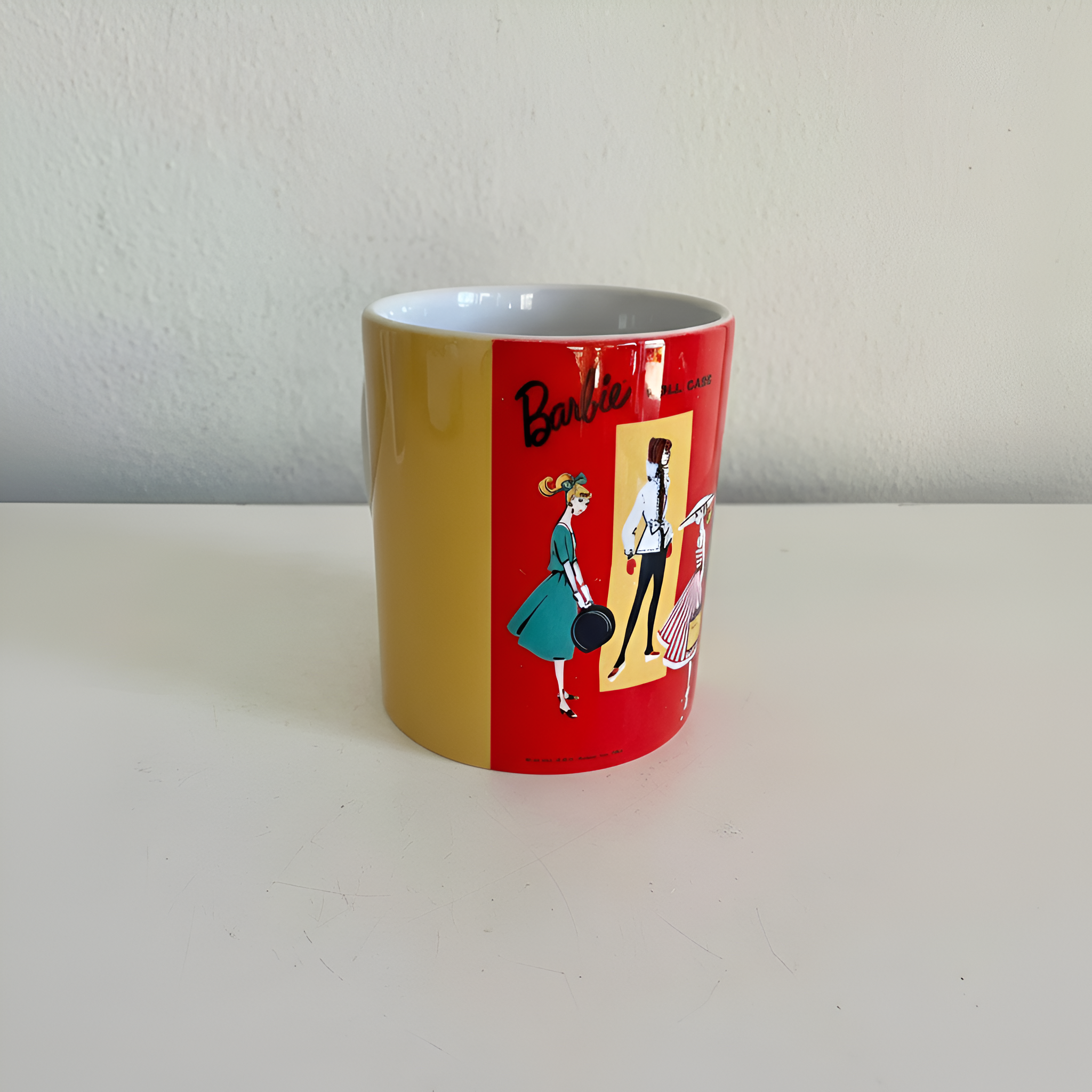Barbie Doll Case Coffee Cup Aesthetic Pink Mug for Girls
