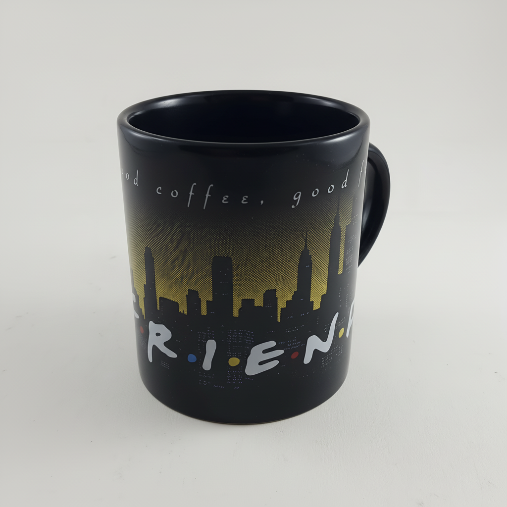 Vintage 90's FRIENDS TV Show "Good Coffee, Good Friends" Mug
