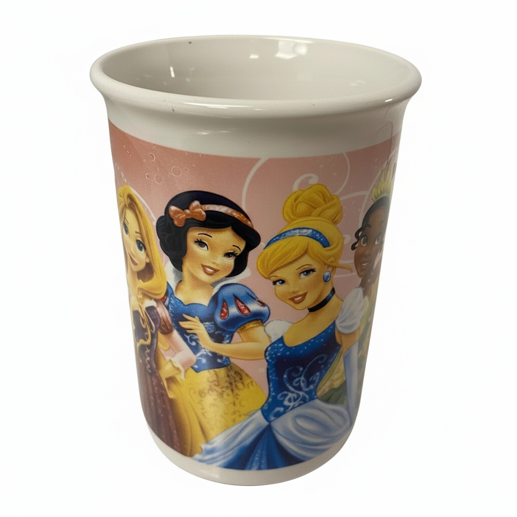 Princess Coffee Cup Mug Rapunzel Snow White Cinderella Aurora Ariel 