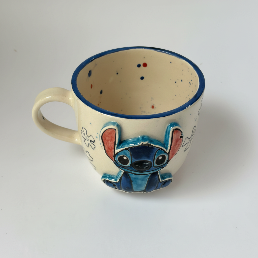 Handcrafted Character Theme Ceramic Coffee Mug