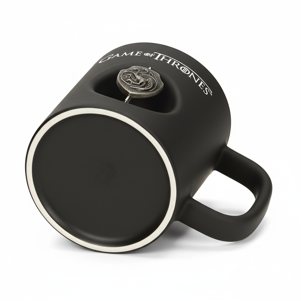 Got Targaryen Spin Logo Black Cryst Mug