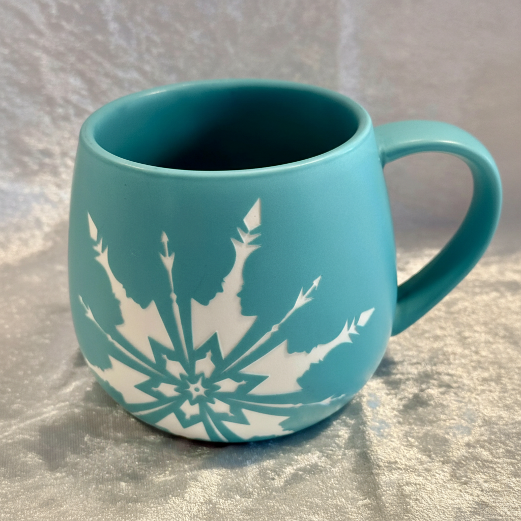 Broadway Musical Light blue Snowflake Mug