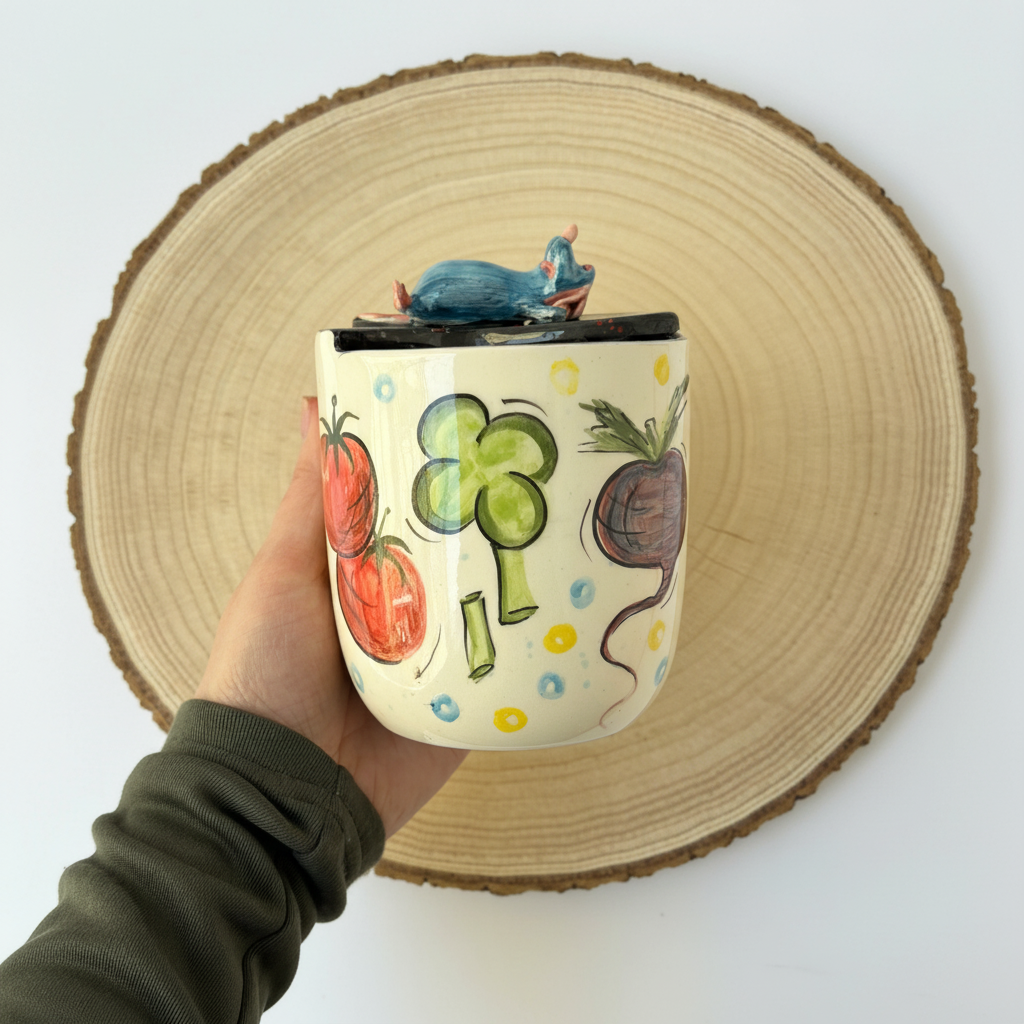 Handmade Ceramic Glazed Beverage Mug Cup