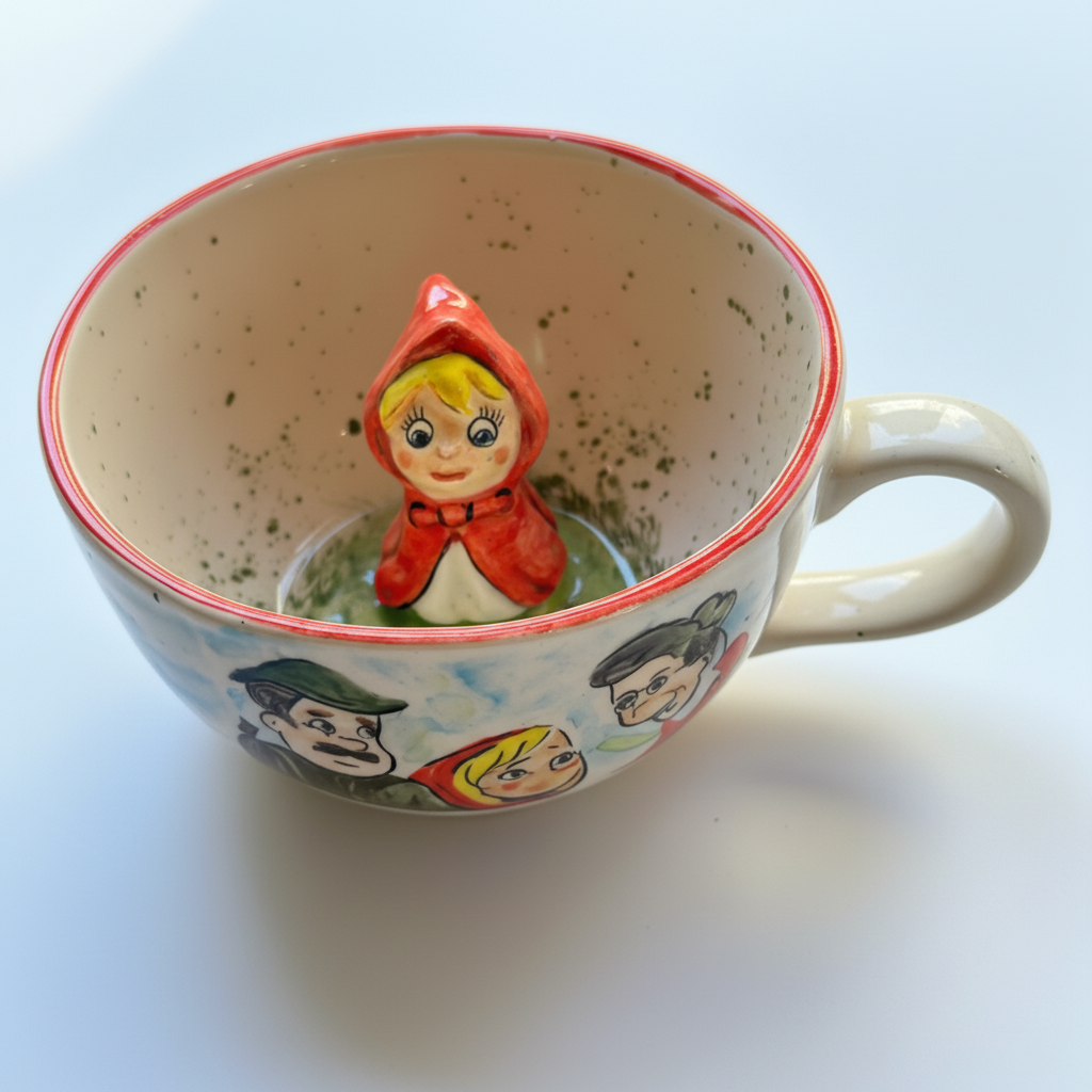 Handmade Ceramic Character Coffee Mug For Home