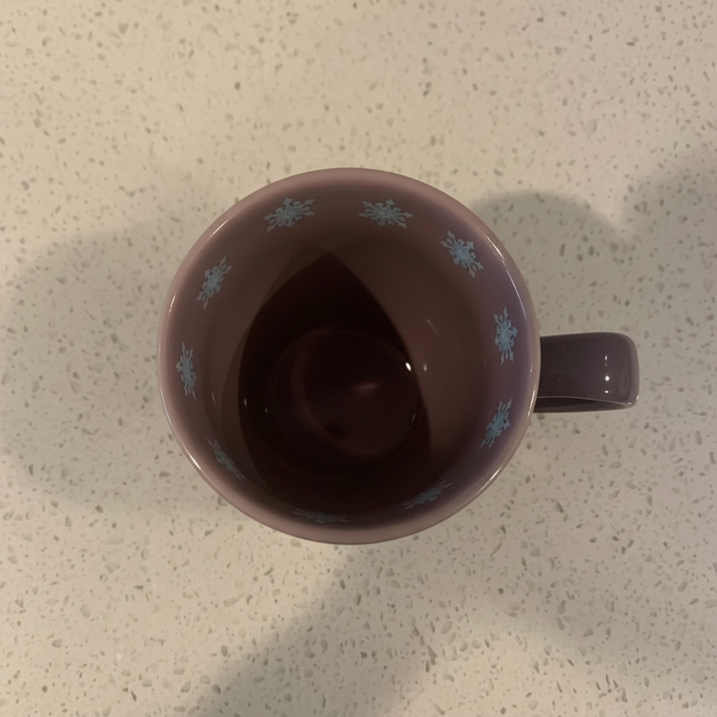 FROZEN Purple Ceramic Coffee Mug