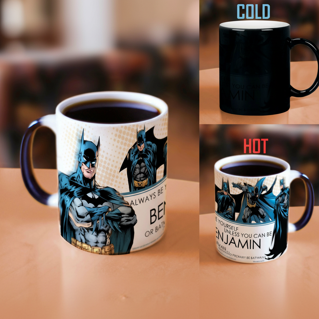 Batman Comic Graphic Heat Sensitive Mug