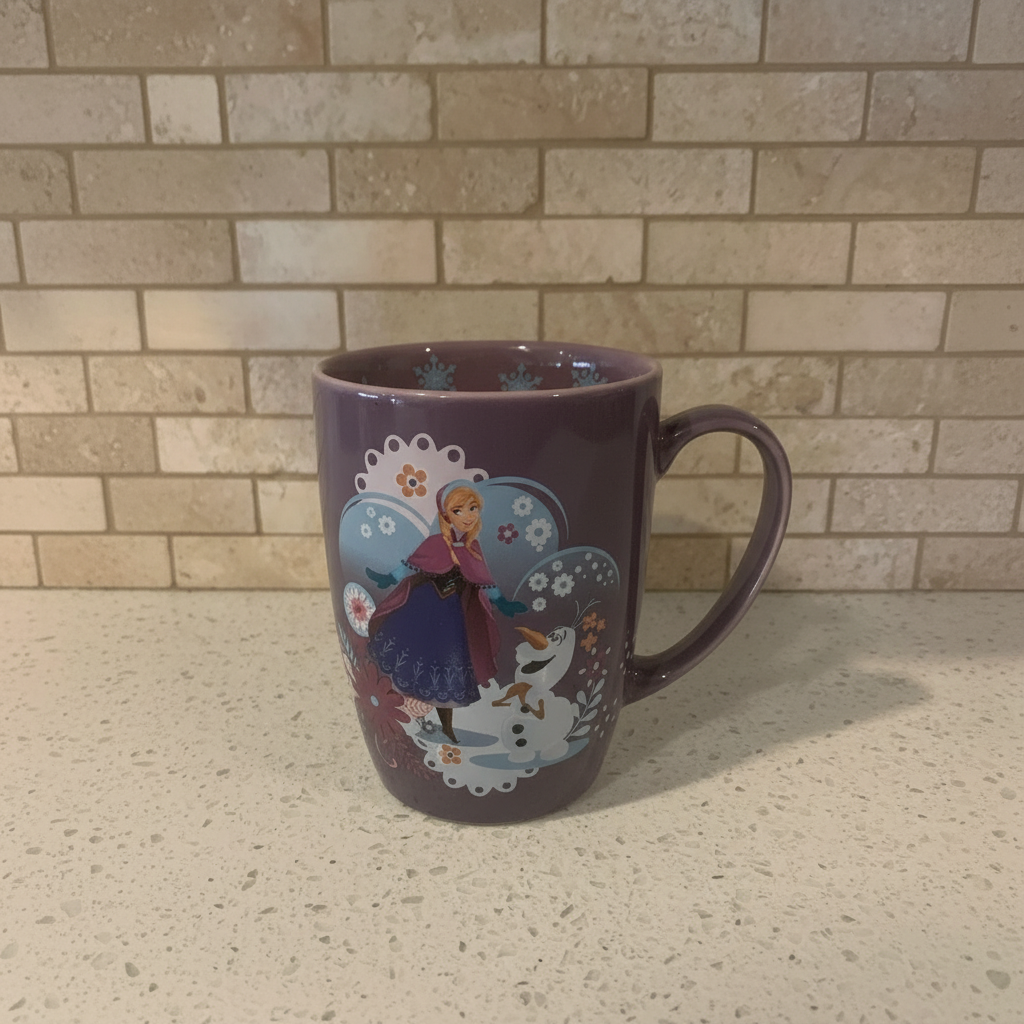 FROZEN Purple Ceramic Coffee Mug