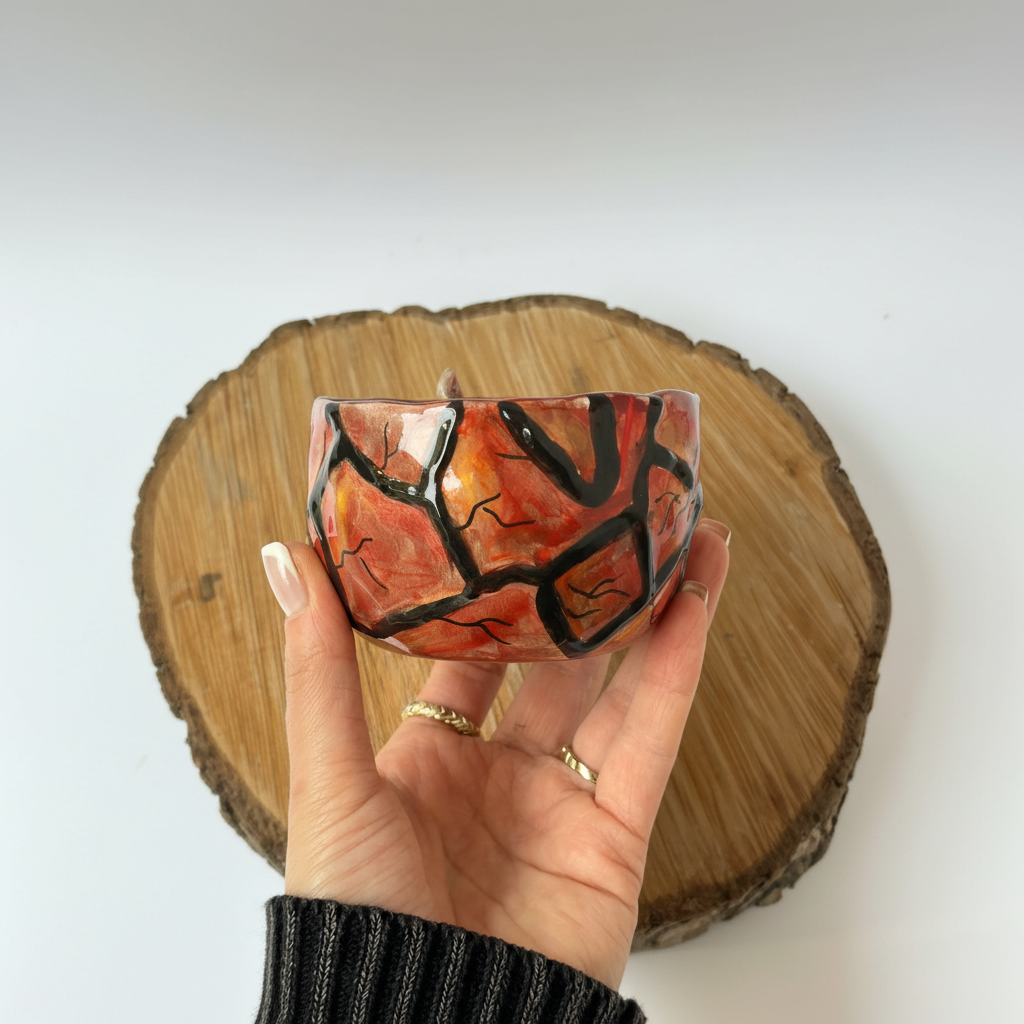 Handcrafted Dragon Ceramic Drinking Mug