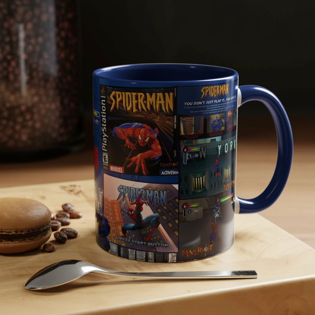 Spider Man Retro Gaming Ceramic Mug