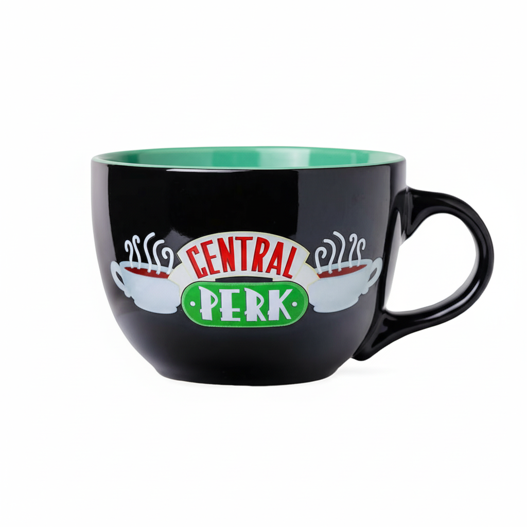Silver Buffalo FRIENDS Central Perk Black