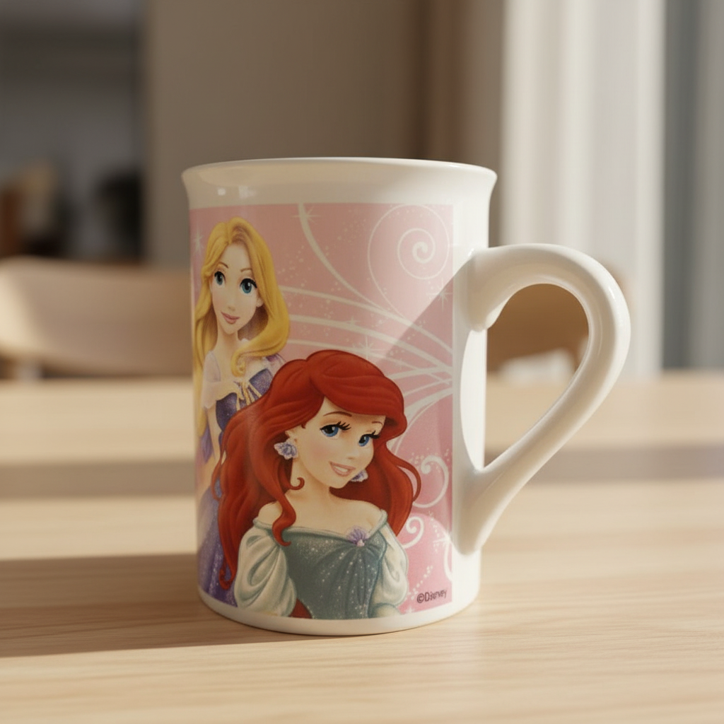 Charming Princess Themed Ceramic Mug