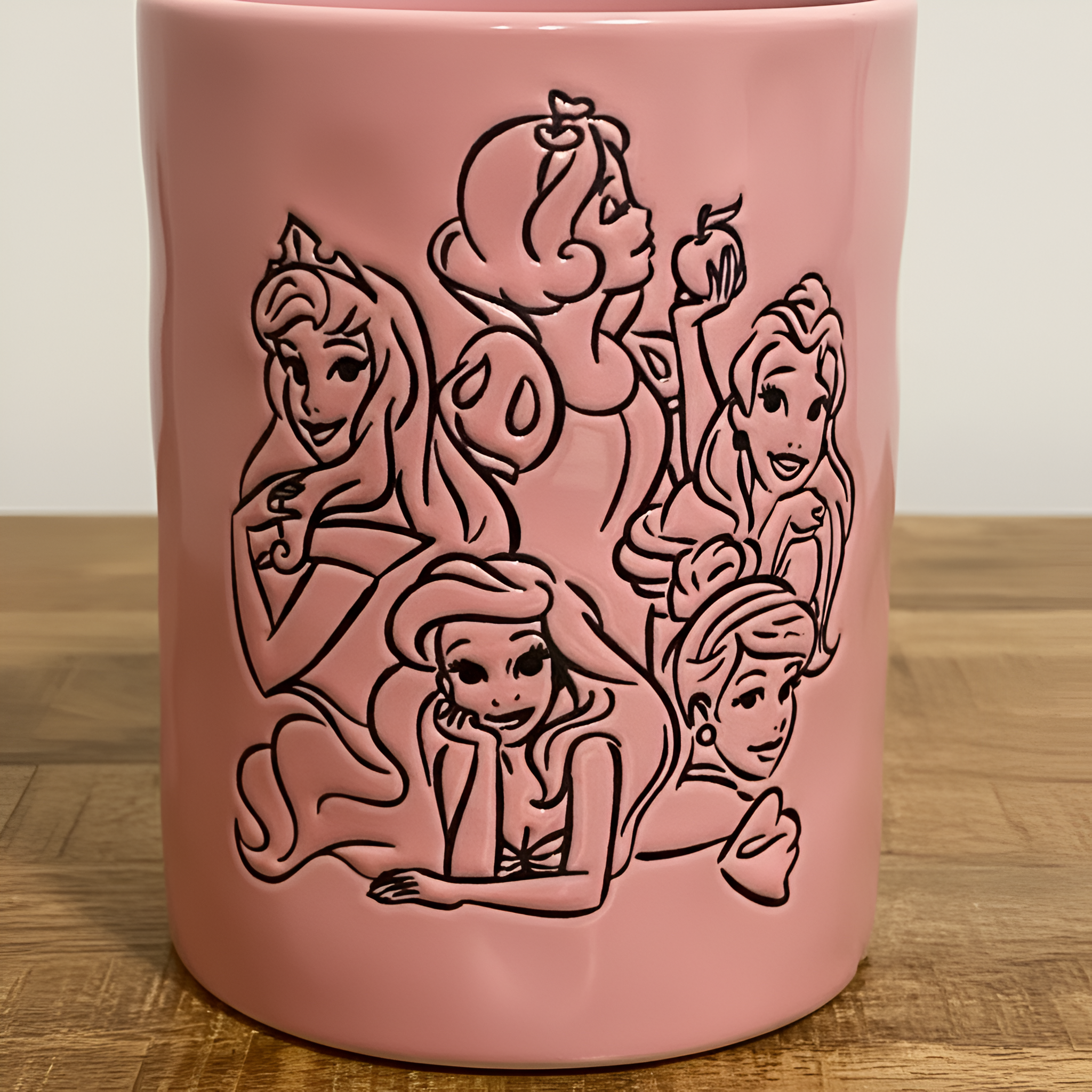 Princess Theme Pink Mug Stylish Ceramic Coffee Cup for Home Decor
