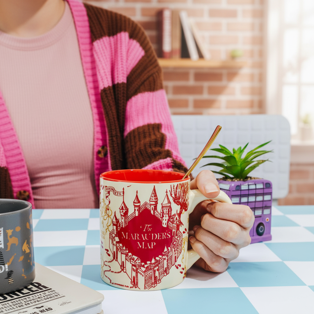 Harry Potter Marauder's Map Quotes Ceramic Mug Set 